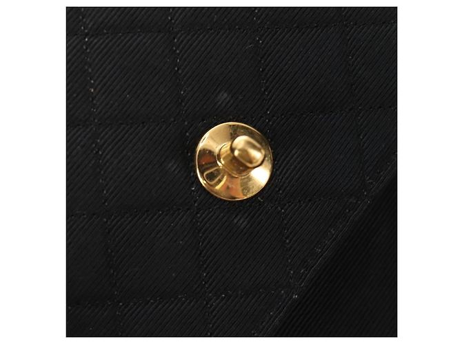 CHANEL Matelasse Chain Shoulder Pouch Tela Nera Oro CC Auth 184384V Nero D'oro - vista 18