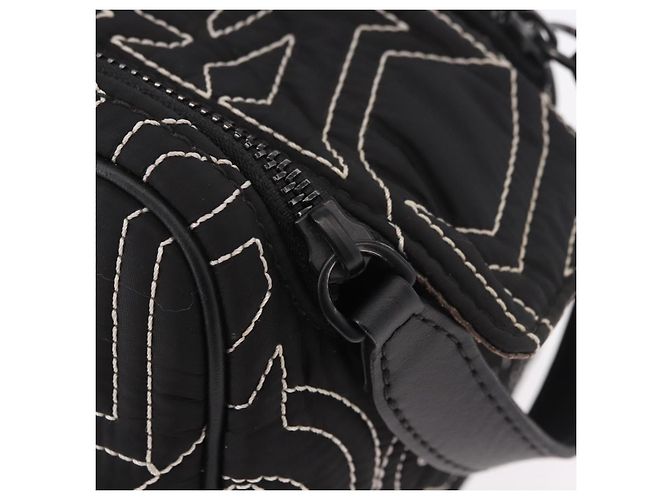 LOUIS VUITTON LV Snow Dopp Kit Clutch in Nylon Nero M21435 LV Auth BA13321SM - vista 14