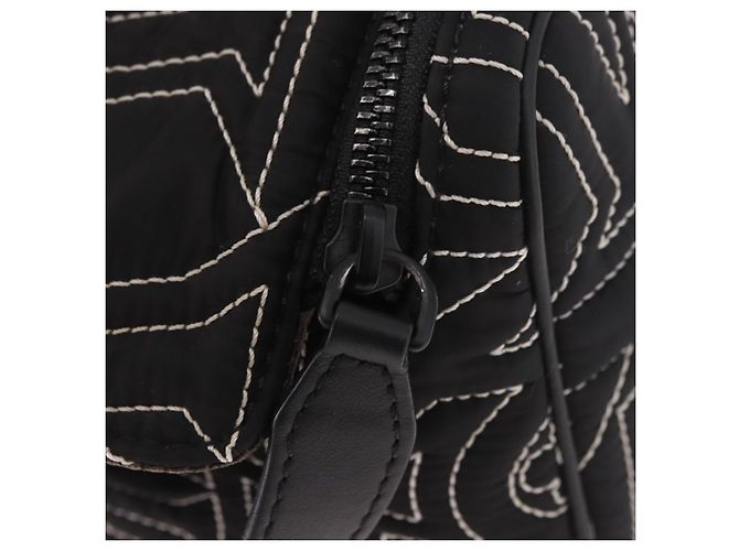 LOUIS VUITTON LV Snow Dopp Kit Clutch in Nylon Nero M21435 LV Auth BA13321SM - vista 15