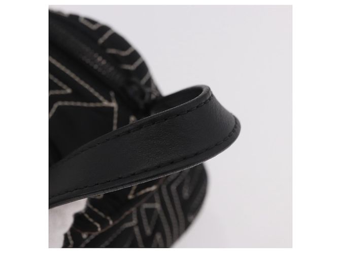 LOUIS VUITTON LV Snow Dopp Kit Clutch in Nylon Nero M21435 LV Auth BA13321SM - vista 7