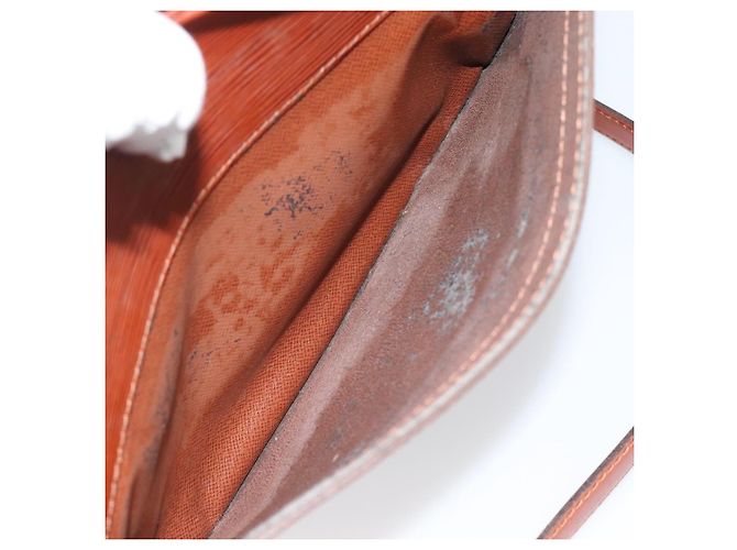 LOUIS VUITTON Epi Jeune FilleMM Shoulder Bag Marrone M52153 LV Auth 184798 - vista 21