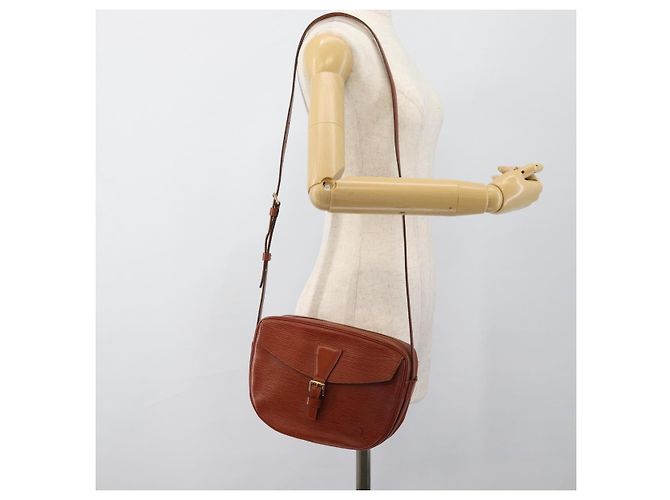 LOUIS VUITTON Epi Jeune FilleMM Shoulder Bag Marrone M52153 LV Auth 184798 - vista 23