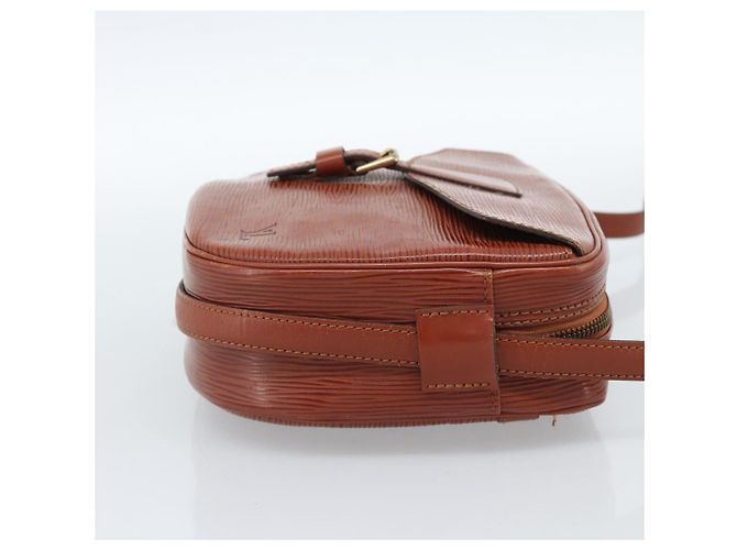 LOUIS VUITTON Epi Jeune FilleMM Shoulder Bag Marrone M52153 LV Auth 184798 - vista 5