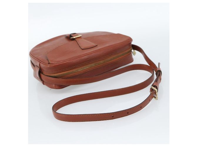 LOUIS VUITTON Epi Jeune FilleMM Shoulder Bag Marrone M52153 LV Auth 184798 - vista 7