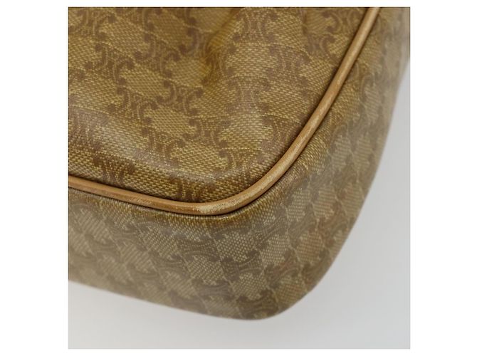 16 Céline Borsa a Spalla CELINE Macadam Canvas PVC Beige Oro Auth BA13304M D'oro - vista 10