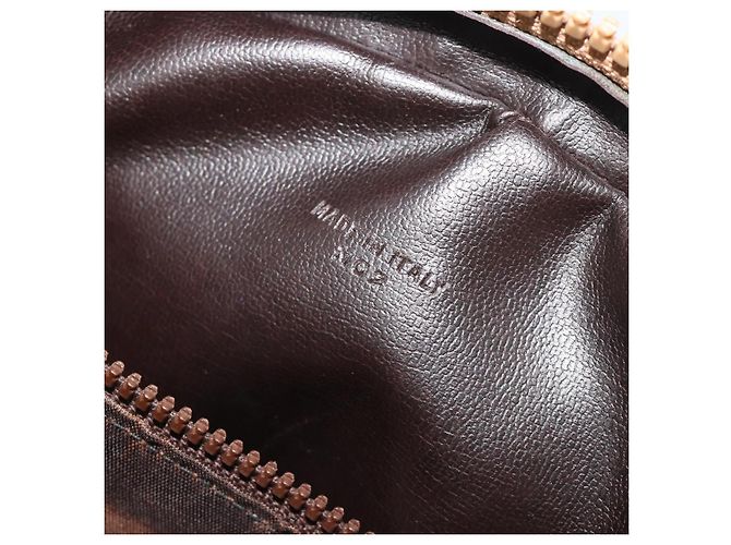 16 Céline Borsa a Spalla CELINE Macadam Canvas PVC Beige Oro Auth BA13304M D'oro - vista 24