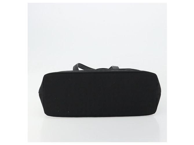 Bulgari Borsa a mano BVLGARI in tela e pelle nera argento ka4682 Nero - vista 9