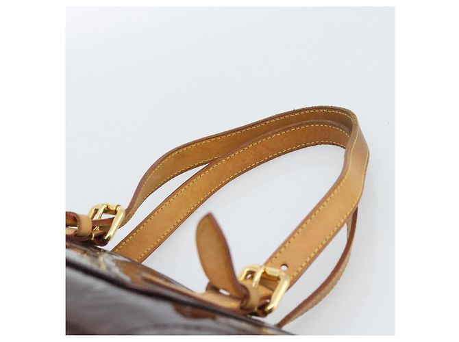 LOUIS VUITTON Borsa Monogram Vernis Rosewood Avenue Amarante M93510 Auth ka4714A Bordò - vista 14