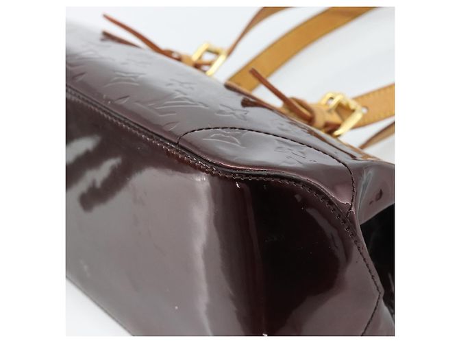 LOUIS VUITTON Borsa Monogram Vernis Rosewood Avenue Amarante M93510 Auth ka4714A Bordò - vista 16
