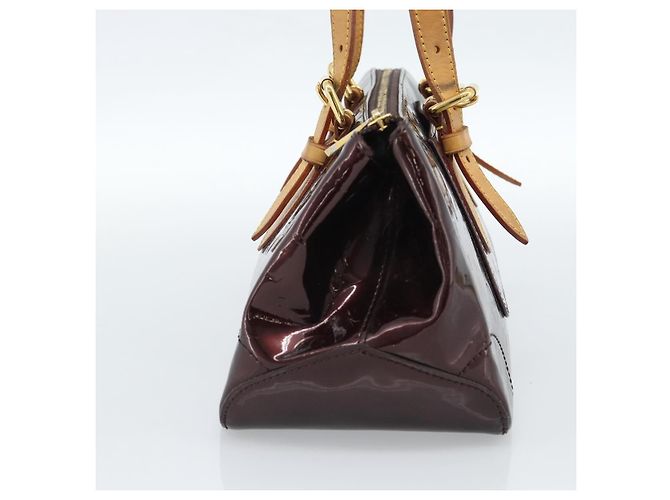 LOUIS VUITTON Borsa Monogram Vernis Rosewood Avenue Amarante M93510 Auth ka4714A Bordò - vista 3