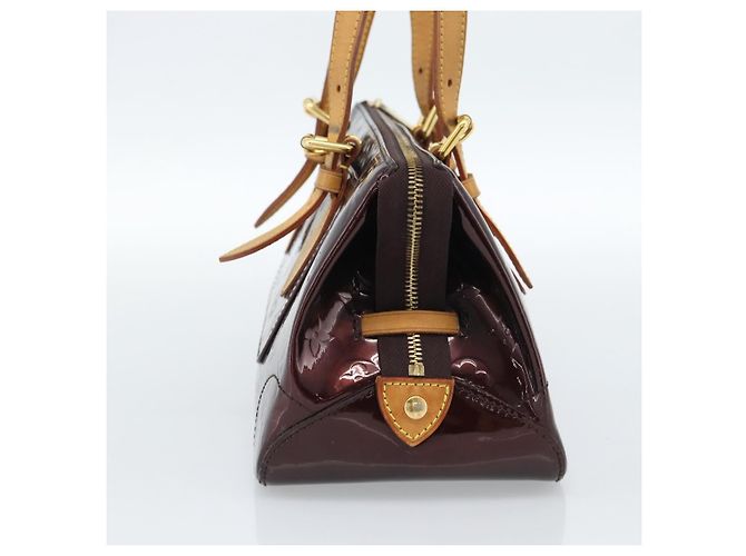 LOUIS VUITTON Borsa Monogram Vernis Rosewood Avenue Amarante M93510 Auth ka4714A Bordò - vista 4