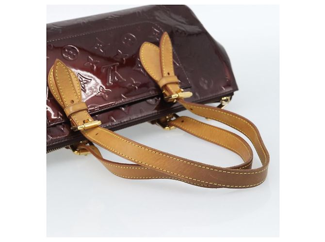 LOUIS VUITTON Borsa Monogram Vernis Rosewood Avenue Amarante M93510 Auth ka4714A Bordò - vista 7