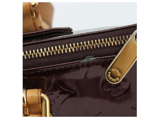LOUIS VUITTON Borsa Monogram Vernis Rosewood Avenue Amarante M93510 Auth ka4714A Bordò - vista 9