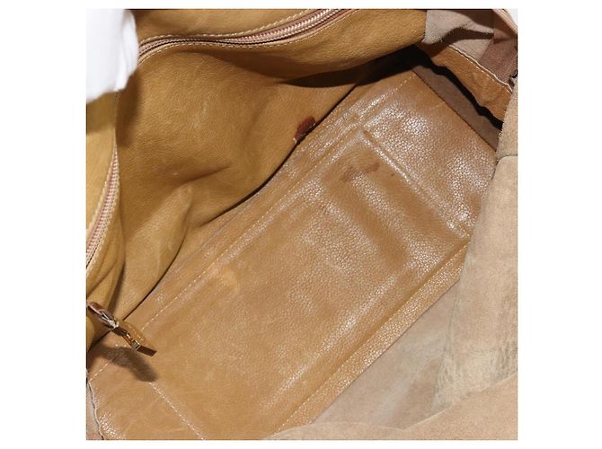 Borsa LOEWE Anagram Amazonas in Pelle Beige Oro Auth 185279 D'oro - vista 11