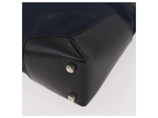 Borsa a tracolla Salvatore Ferragamo Canvas Navy Auth ep14784 Blu navy - vista 11