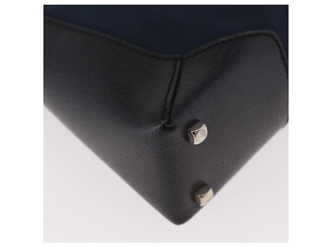 Borsa a tracolla Salvatore Ferragamo Canvas Navy Auth ep14784 Blu navy - vista 12