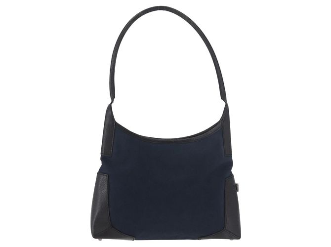 Borsa a tracolla Salvatore Ferragamo Canvas Navy Auth ep14784 Blu navy - vista 2