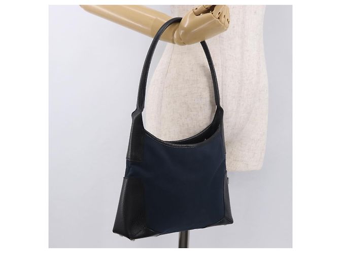 Borsa a tracolla Salvatore Ferragamo Canvas Navy Auth ep14784 Blu navy - vista 20