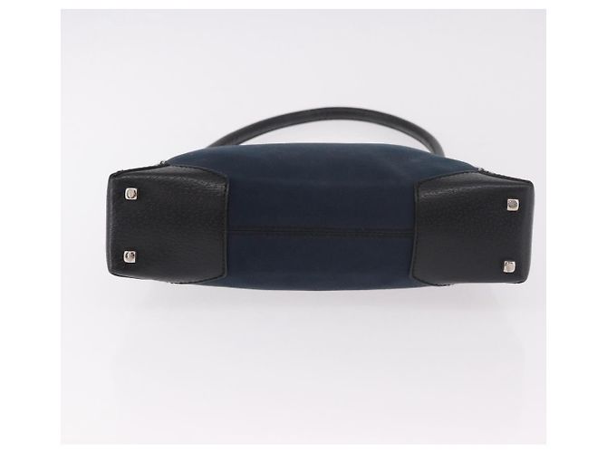 Borsa a tracolla Salvatore Ferragamo Canvas Navy Auth ep14784 Blu navy - vista 9