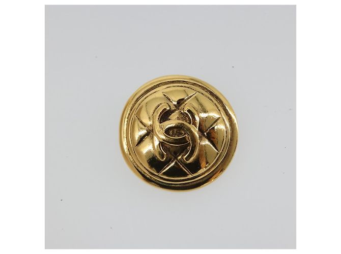 Orecchini CHANEL metallo Gold Tone CC Auth 185221V - vista 7