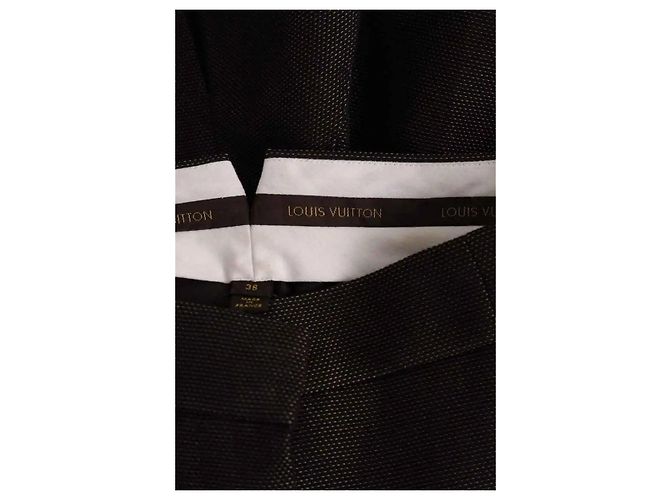 Louis Vuitton Gonna marrone - vista 5