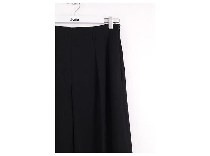 Hermès Schwarze gerade Hose - Ansicht 2