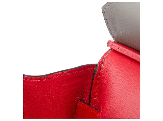 Hermès Borsa HERMES Birkin 30 in Pelle Grigia - 103649 Grigio - vista 8