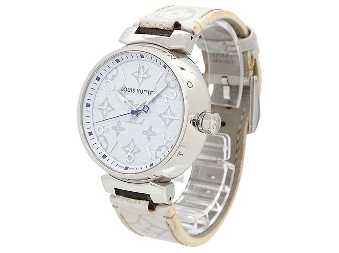 Relógio Louis Vuitton Tambour GM Monogram White - vista 2