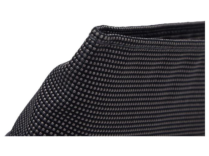 Borsa a tracolla Hermline in tela grigia Hermès Marrone - vista 4