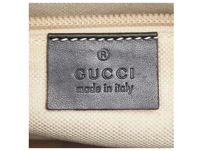 Clutch Gucci Diamante Second Bag Nero Beige - vista 13