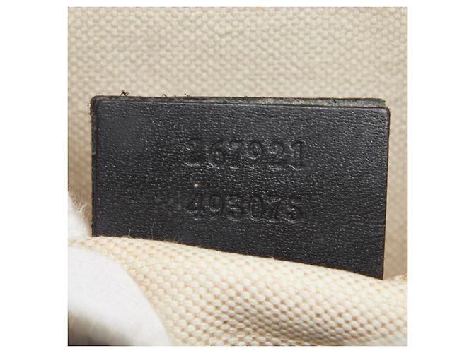 Clutch Gucci Diamante Second Bag Nero Beige - vista 14
