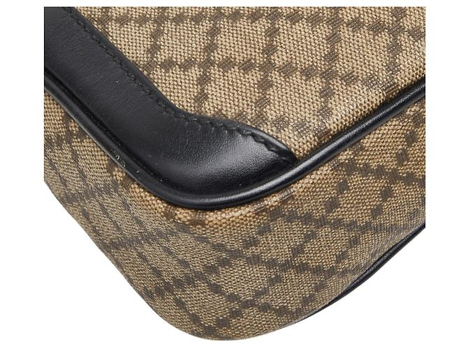 Clutch Gucci Diamante Second Bag Nero Beige - vista 5