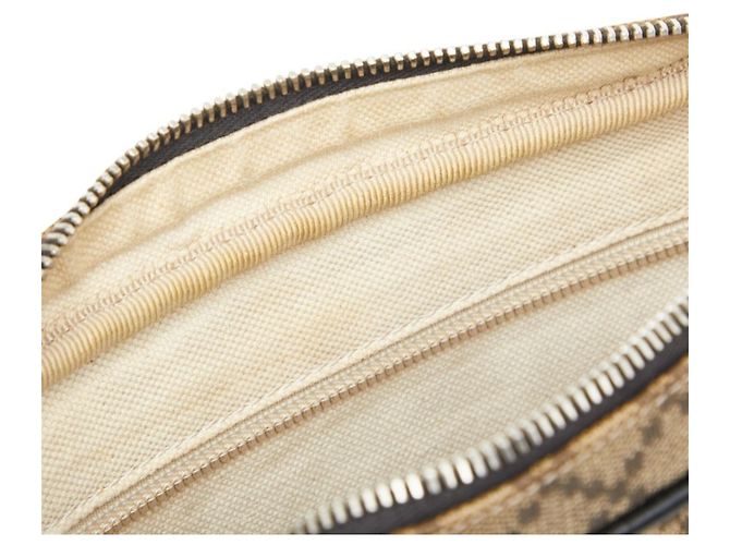 Clutch Gucci Diamante Second Bag Nero Beige - vista 9