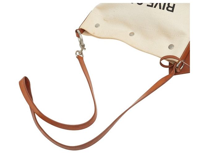 Borsa a tracolla crossbody Saint Laurent Rive Gauche Marrone Crudo - vista 8