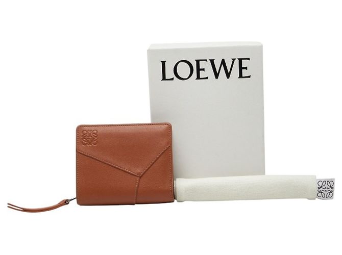 Loewe Anagram Puzzle Compact Wallet Braun - Ansicht 11