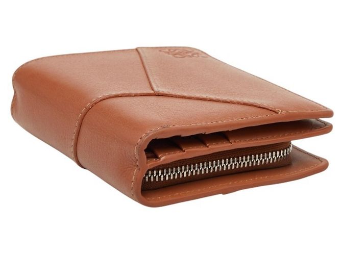 Loewe Anagram Puzzle Compact Wallet Braun - Ansicht 4