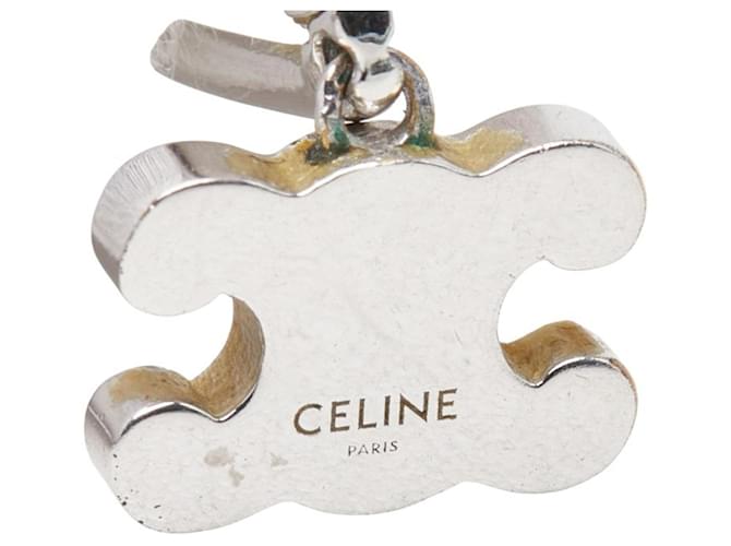 Céline Pendientes Triomphe Celine Plata - vista 4