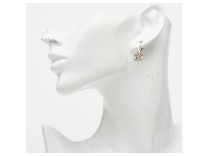Céline Pendientes Triomphe Celine Plata - vista 5