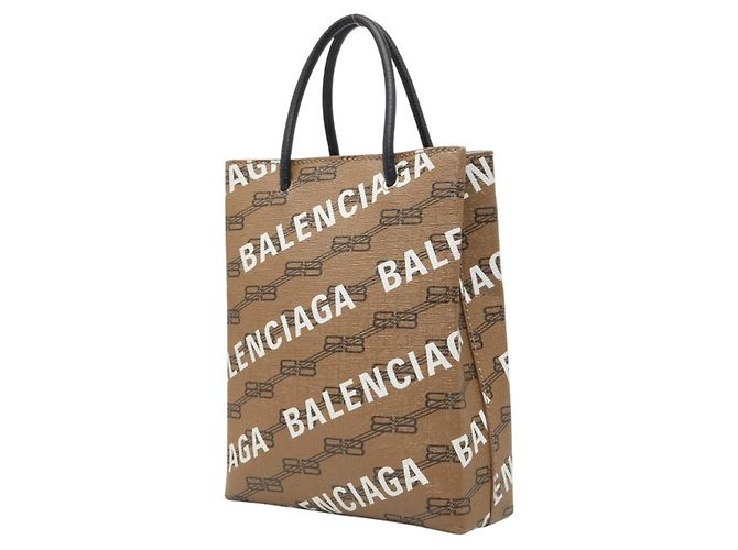 Balenciaga Large Shopping Bag Braun Schwarz - Ansicht 2
