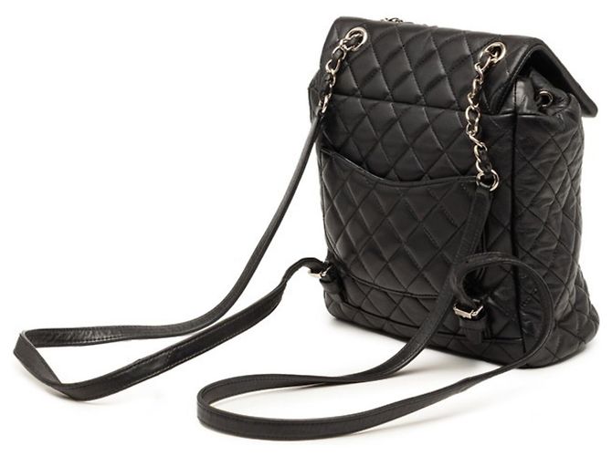 Zaino Chanel Matelassé Coco Mark Nero - vista 2