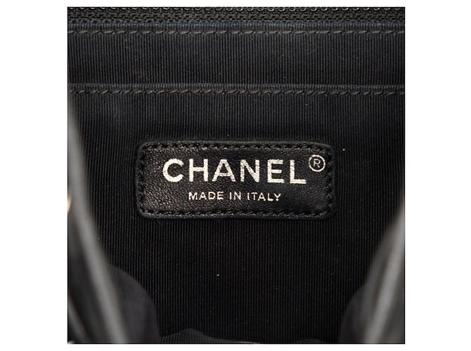 Zaino Chanel Matelassé Coco Mark Nero - vista 5