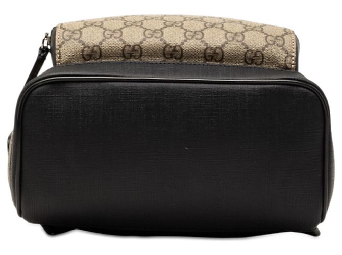 Zaino Gucci GG Supreme Nero Beige - vista 3