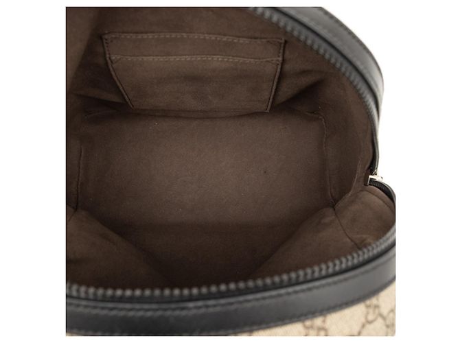 Zaino Gucci GG Supreme Nero Beige - vista 4