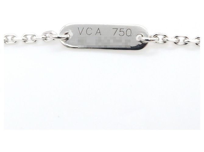 Collana Boutonniere in Diamanti Van Cleef & Arpels Argento Bianco - vista 3
