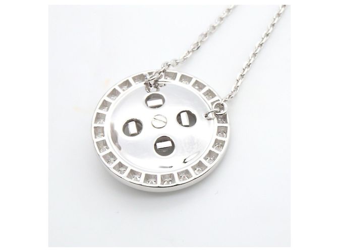 Collana Boutonniere in Diamanti Van Cleef & Arpels Argento Bianco - vista 5