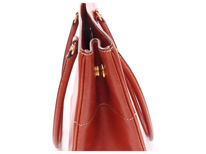 Hermès La Tote Bag Braun Box Calf Leder - Ansicht 11