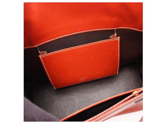 Hermès La Tote Bag Braun Box Calf Leder - Ansicht 6
