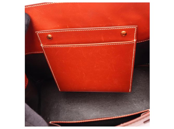 Hermès La Tote Bag Braun Box Calf Leder - Ansicht 8