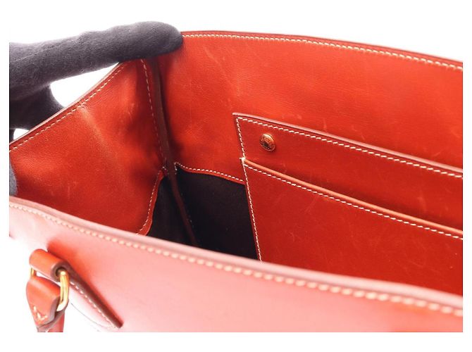 Hermès La Tote Bag Braun Box Calf Leder - Ansicht 9