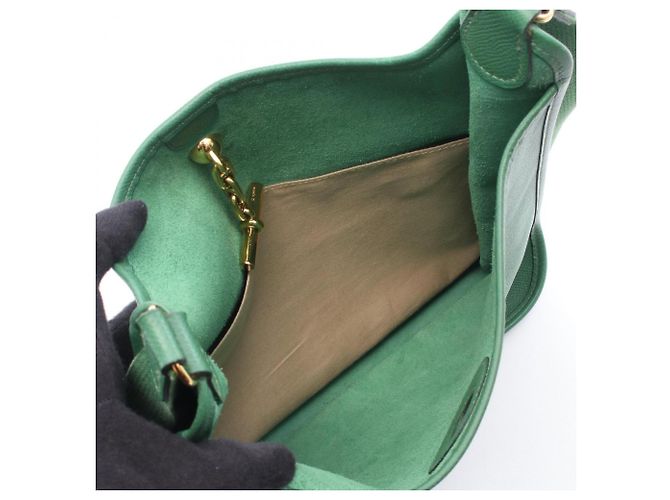Hermès Borsa a Spalla Hermes Vespa PM Verde - vista 3
